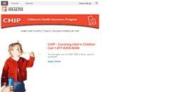 Desktop Screenshot of chip.health.utah.gov