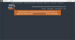 Desktop Screenshot of dmv.utah.gov