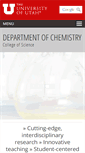 Mobile Screenshot of chem.utah.edu