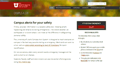Desktop Screenshot of alert.utah.edu