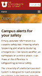 Mobile Screenshot of alert.utah.edu