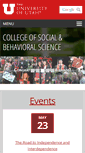 Mobile Screenshot of csbs.utah.edu