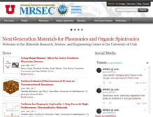 Tablet Screenshot of mrsec.utah.edu