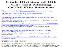 Tablet Screenshot of fs.ogm.utah.gov