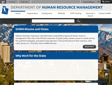 Tablet Screenshot of dhrm.utah.gov