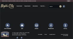 Desktop Screenshot of nephi.utah.gov