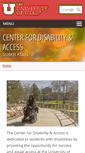 Mobile Screenshot of disability.utah.edu
