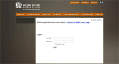 Desktop Screenshot of online.nhmu.utah.edu