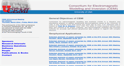 Desktop Screenshot of cemi.utah.edu
