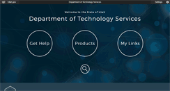Desktop Screenshot of dts.utah.gov