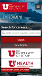 Mobile Screenshot of employment.utah.edu