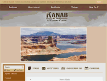 Tablet Screenshot of kanab.utah.gov