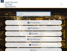 Tablet Screenshot of fleet.utah.gov