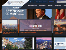 Tablet Screenshot of business.utah.gov