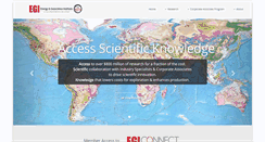 Desktop Screenshot of egi.utah.edu
