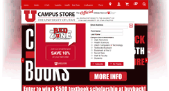 Desktop Screenshot of campusstore.utah.edu