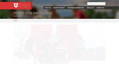 Desktop Screenshot of deanofstudents.utah.edu