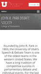 Mobile Screenshot of debate.utah.edu