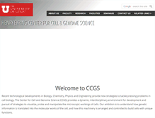 Tablet Screenshot of ccgs.utah.edu