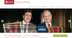 Desktop Screenshot of medicine.utah.edu