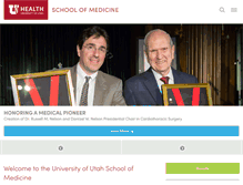 Tablet Screenshot of medicine.utah.edu