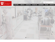 Tablet Screenshot of nanofab.utah.edu