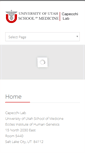 Mobile Screenshot of capecchi.genetics.utah.edu