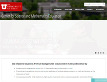 Tablet Screenshot of csme.utah.edu