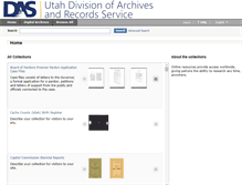 Tablet Screenshot of images.archives.utah.gov