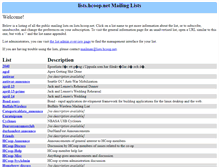 Tablet Screenshot of lists.hsc.utah.edu