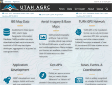 Tablet Screenshot of gis.utah.gov