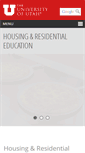 Mobile Screenshot of housing.utah.edu