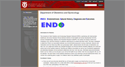 Desktop Screenshot of endostudy.utah.edu