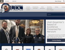 Tablet Screenshot of corrections.utah.gov