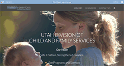 Desktop Screenshot of dcfs.utah.gov