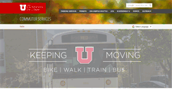 Desktop Screenshot of commuterservices.utah.edu