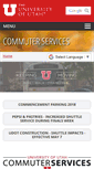 Mobile Screenshot of commuterservices.utah.edu