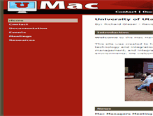 Tablet Screenshot of macos.utah.edu