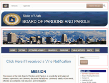 Tablet Screenshot of bop.utah.gov