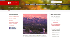 Desktop Screenshot of mstat.utah.edu